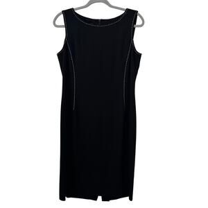 Ralph Lauren Little Black Dress Black White Detail Size 10